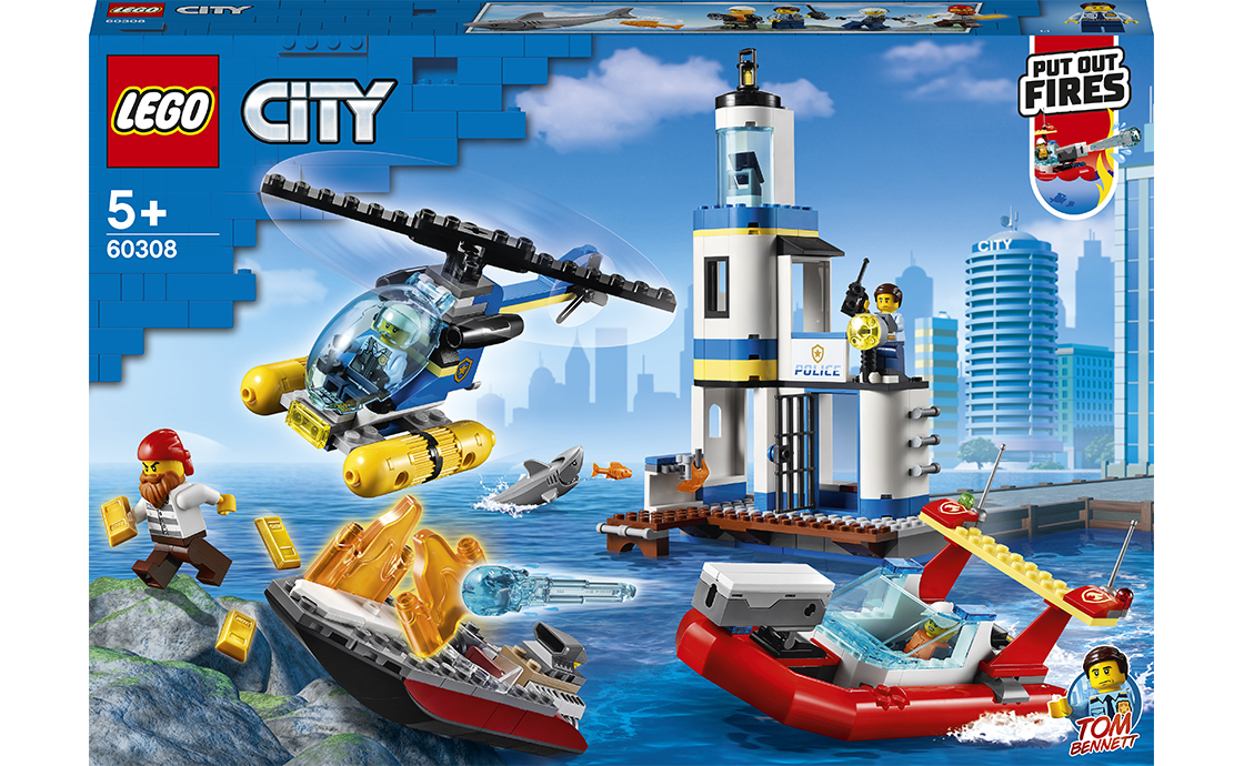Детский конструктор LEGO City Операция береговой полиции и пожарных (60308), фото №1