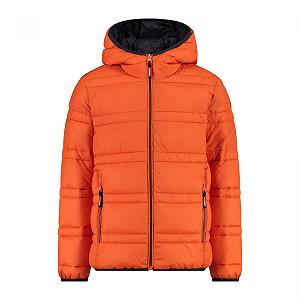 Куртка CMP Дитяча Унісекс з Фіксованим Капюшоном Утеплена, помаранчева - Фото 1