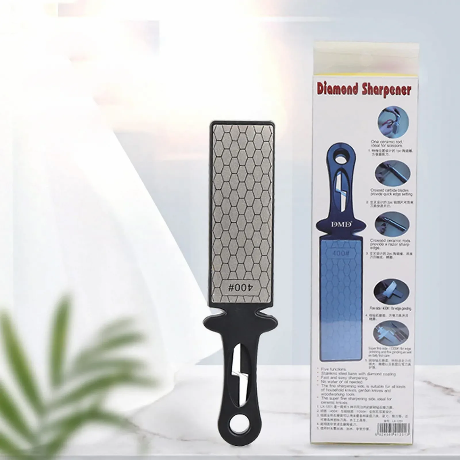 Точилка для ножів та ножиць Алмазна Двостороння 400/1000 грит, фото №3