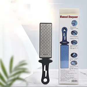 Точилка для ножів багатофункціональна 400/1000 Grit вольфрамова керамічна ергономічна нековзна synthetic.ua - Фото 1