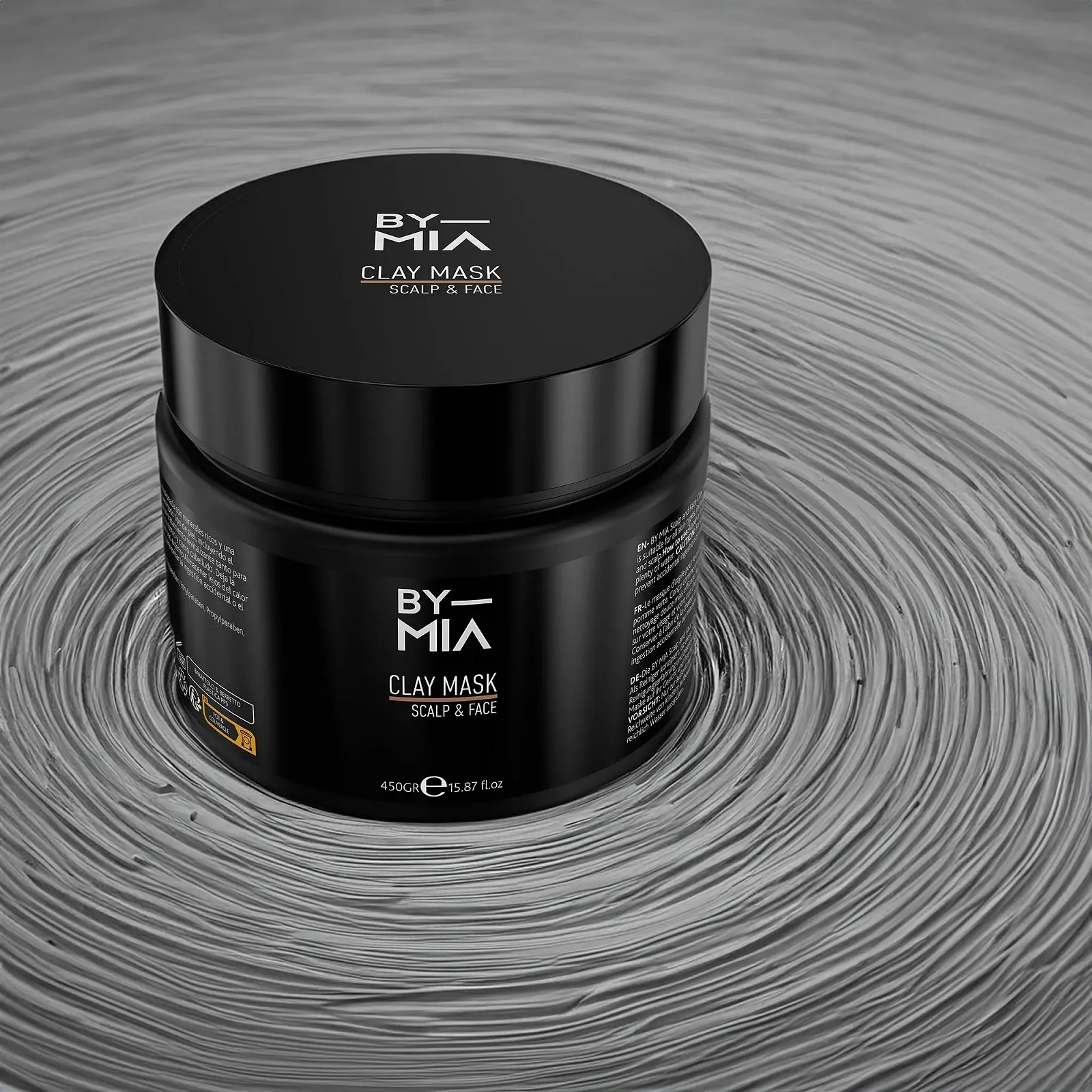 Маска Глина BY MIA для Шкіри Голови та Обличчя 450 г Освіжаючий Аромат Зеленого Яблука, фото №6