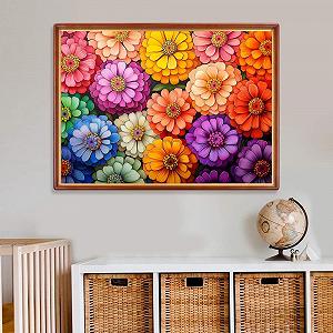 Пазл Colourful Flowers 1000 елементів, 70 x 50 см synthetic.ua - Фото 1