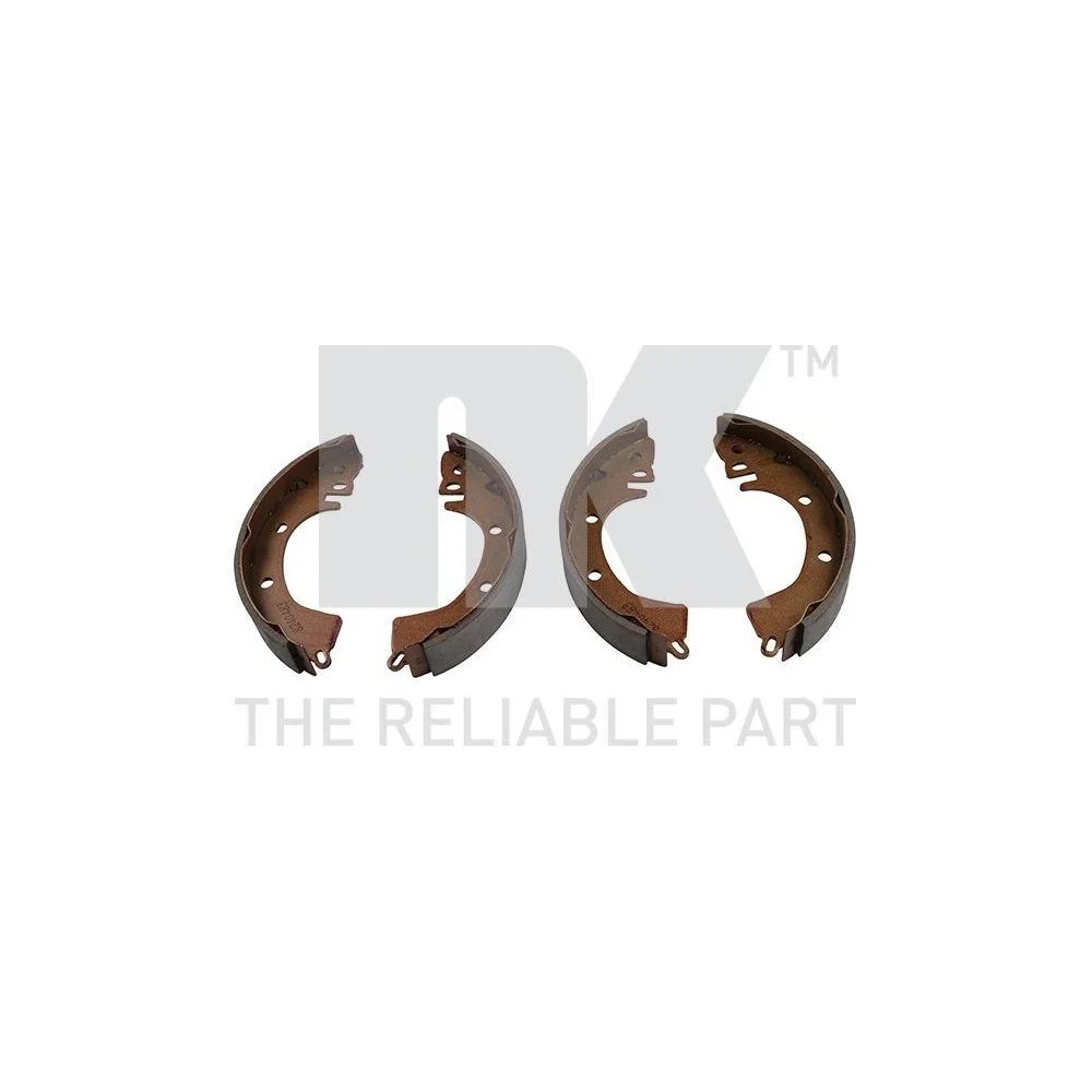 Комплект гальмівних колодок NK 2730429 для MITSUBISHI задня вісь, фото №1 Комплект гальмівних колодок NK 2730429 для MITSUBISHI задня вісь, фото №1