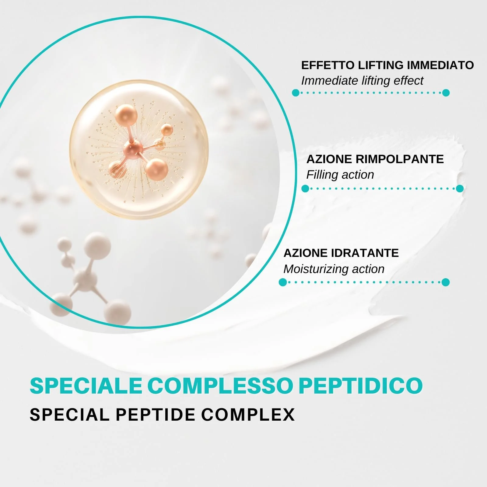 Крем для обличчя Rebel Antiage Pro Ultra Moisturising Anti-Wrinkle з гіалуроновою кислотою та пептидами SPF 20 30 мл, фото №4