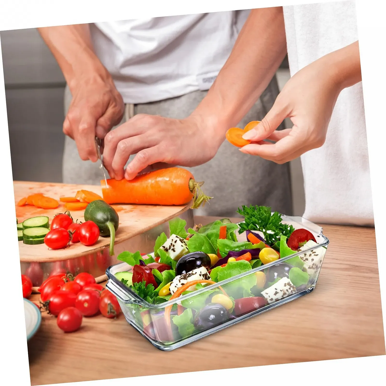 Форма для запекания VALICLUD термостойкое стекло для хлеба и тортов, фото №4 Форма для запекания VALICLUD термостойкое стекло для хлеба и тортов, фото №4