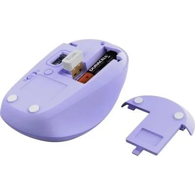 Мышка Trust Yvi+ Multi-Device Wireless/Bluetooth Purple (25583), фото №4 Мышка Trust Yvi+ Multi-Device Wireless/Bluetooth Purple (25583), фото №4