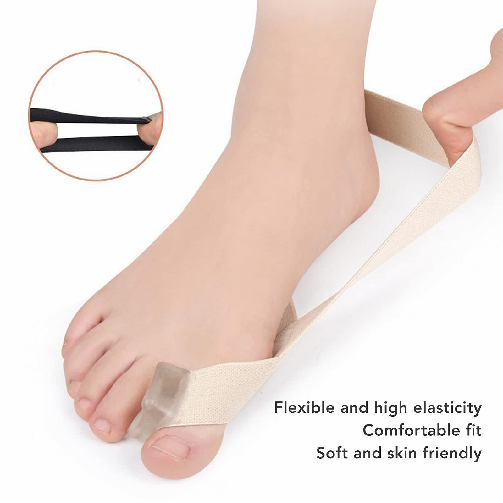 Корректор вальгусной деформации большого пальца стопы Ремень Щелевой Благоприятный для кожи Улучшает боль Hallux Valgus Удобный Боковой перекрестный Эластичный Bunion (S), фото №3