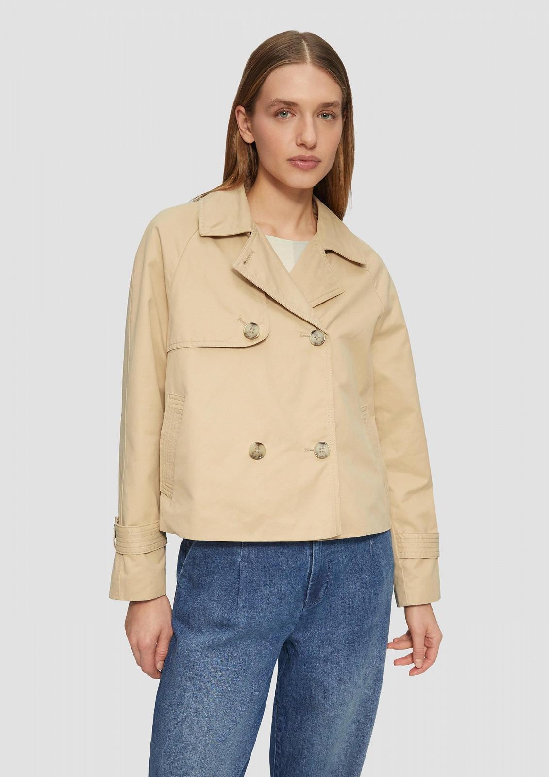 Куртка s.Oliver Caban Raglan Sleeve Stripe Lined, фото №4
