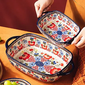 Форма для запекания лазаньи MoRfiL Керамическая прямоугольная 1900 мл цена на synthetic.ua - Фото 1 Форма для запекания лазаньи MoRfiL Керамическая прямоугольная 1900 мл synthetic.ua - Фото 1