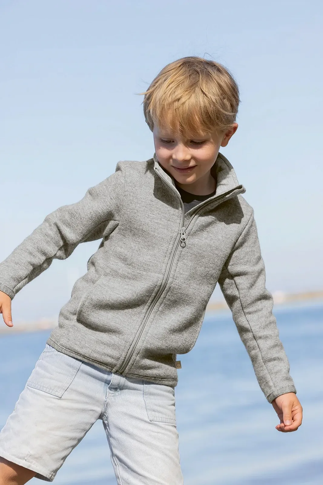 Куртка на блискавці Disana Дитяча куртка Wollwalk Zip | 100% органічна мериносова вовна, фото №2