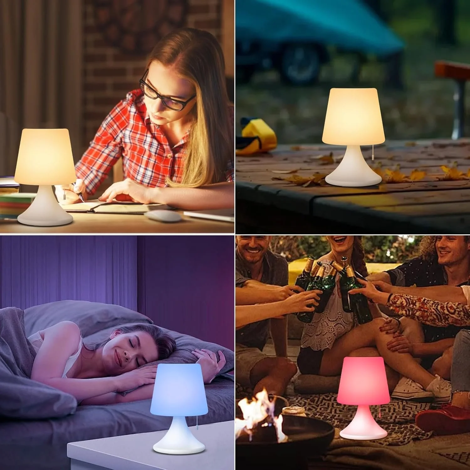 Настільна лампа FUYO Solar LED 8 кольорів Димер IP44 Wireless, фото №8