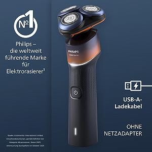 Электробритва Philips Shaver Series 5000X X5012/00 влажное и сухое бритье Skin Protect 360° гибкая головка Черный synthetic.ua - Фото 1