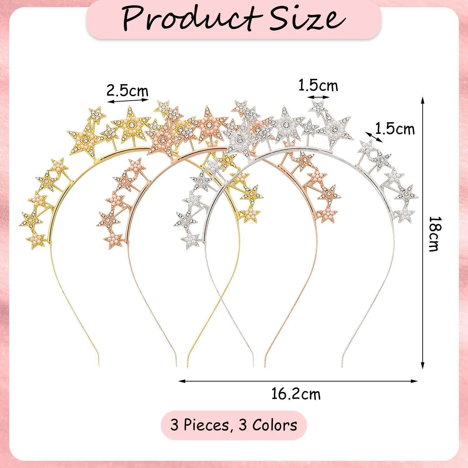 Набір обручів для волосся, фото №2