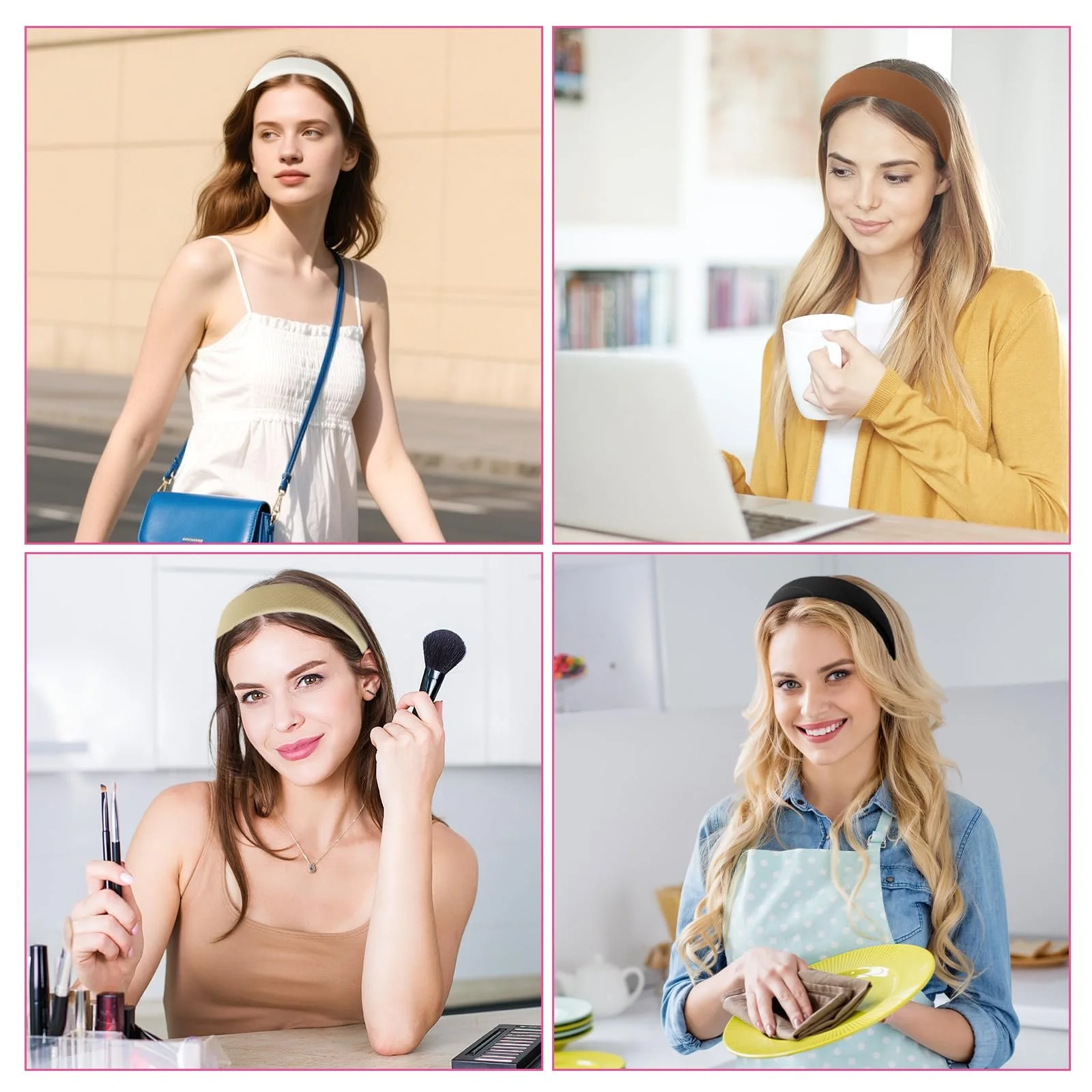 Набор женских обручей на голову, фото №4