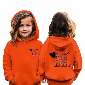 Худі для дівчаток Різдвяний з Qr кодом - Фото 1