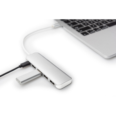 Концентратор Digitus USB Type-C 4xUSB 3.0 (DA-70242-1), фото №5 Концентратор Digitus USB Type-C 4xUSB 3.0 (DA-70242-1), фото №5