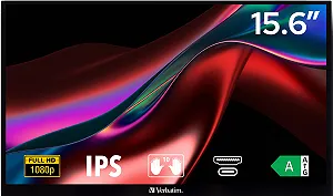 Купить Монитор портативный сенсорный 15.6" Verbatim PMT-15 Full HD IPS 60 Гц - Фото 1 Монитор портативный сенсорный 15.6" Verbatim PMT-15 Full HD IPS 60 Гц - Фото 1