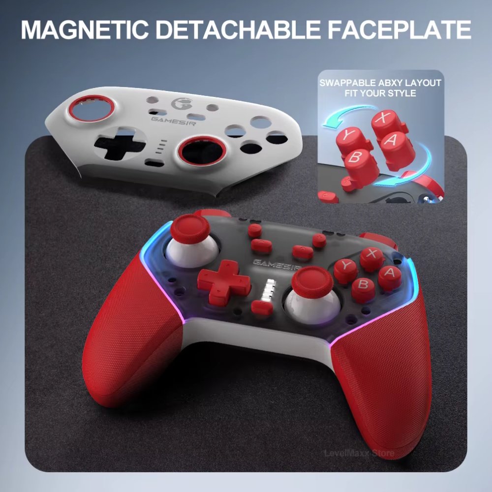 Геймпад GameSir Super Nova Whipped Red + Док-станція, фото №5