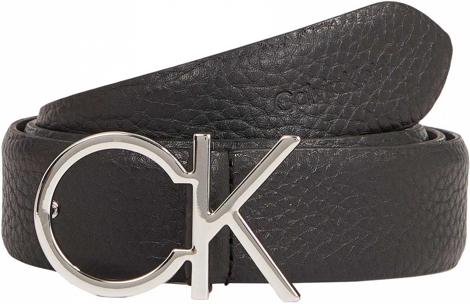 Ремень Calvin Klein Ck Logo 3.0 из кожи Pebble для женщин, фото №1