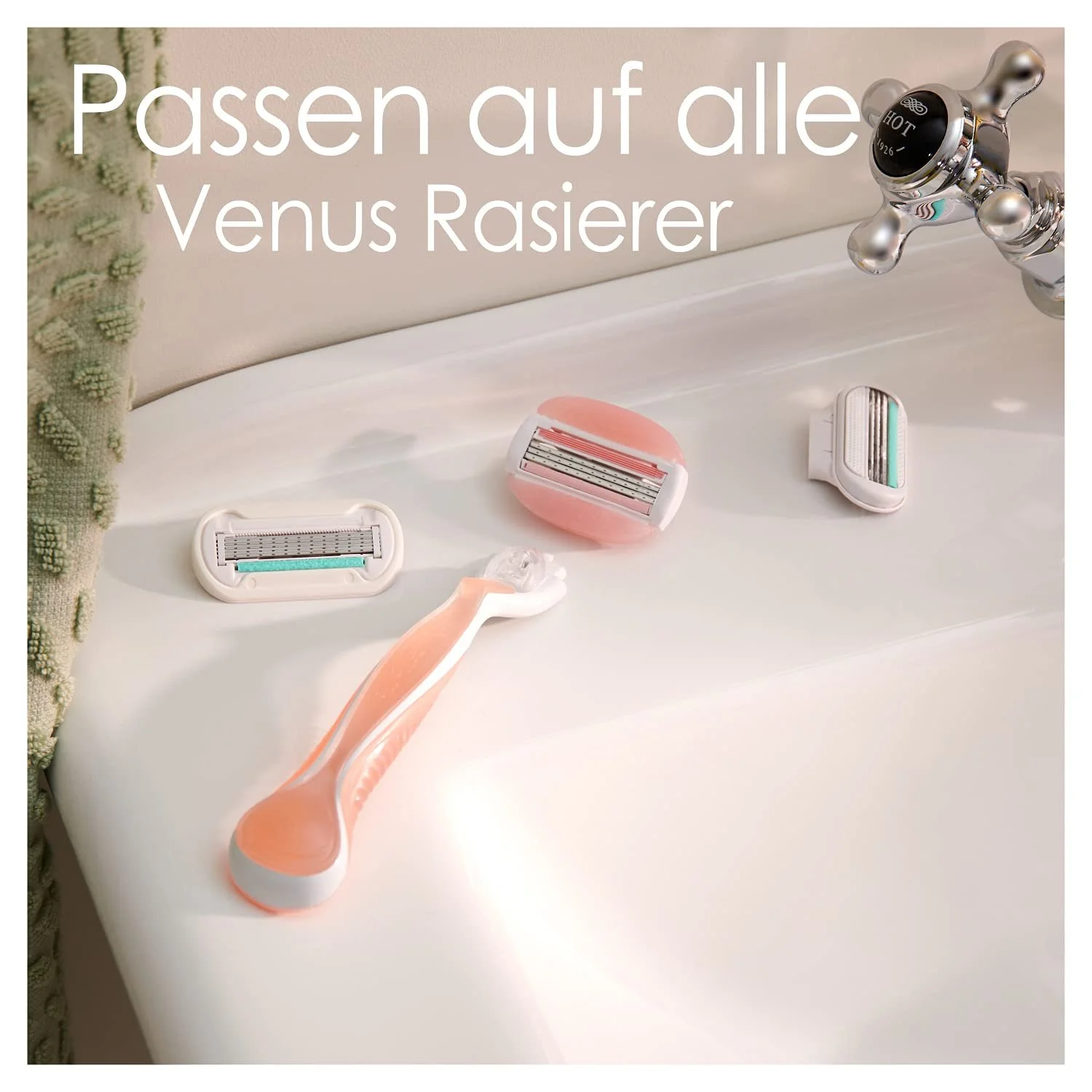 Бритва Gillette Venus Comfortglide Spa Breeze для женщин с 2 сменными кассетами 3 лезвия, фото №4