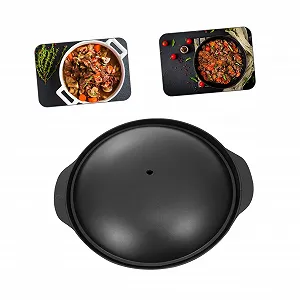 Каструля алюмінієва TOYANDONA з кришкою антипригарна термостійка synthetic.ua - Фото 1