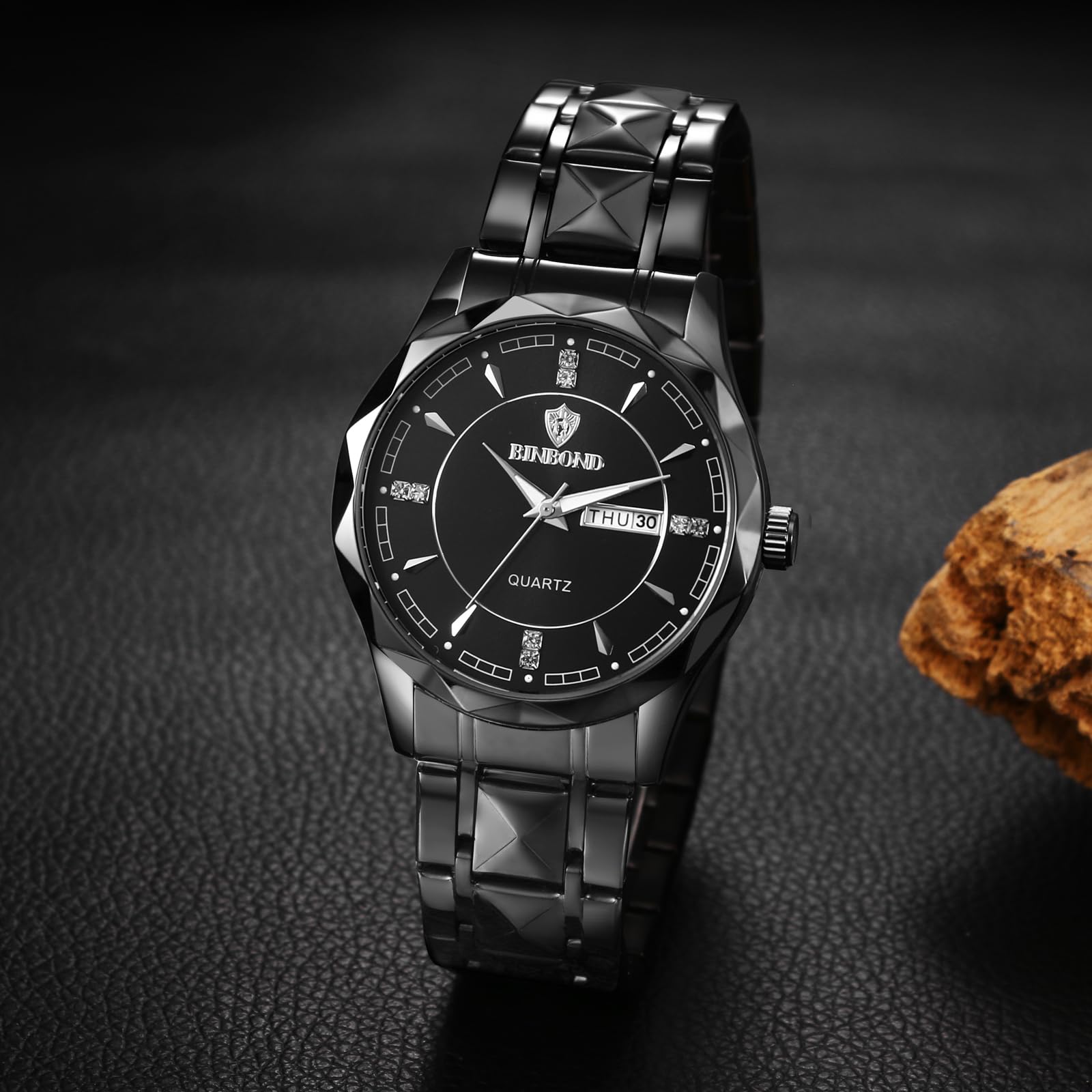 Годинник Silverora Кварцовий Аналоговий Водонепроникний 3ATM З Календарем Алмазної Форми Задній Світло Для Чоловіків Та Жінок Нержавіюча Сталь, фото №6 Годинник Silverora Кварцовий Аналоговий Водонепроникний 3ATM З Календарем Алмазної Форми Задній Світло Для Чоловіків Та Жінок Нержавіюча Сталь, фото №6