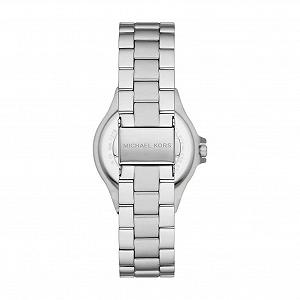 Женские часы Michael Kors Lennox Three Hand нержавеющая сталь серебристый и белый, MK7280-AMZUK synthetic.ua - Фото 1