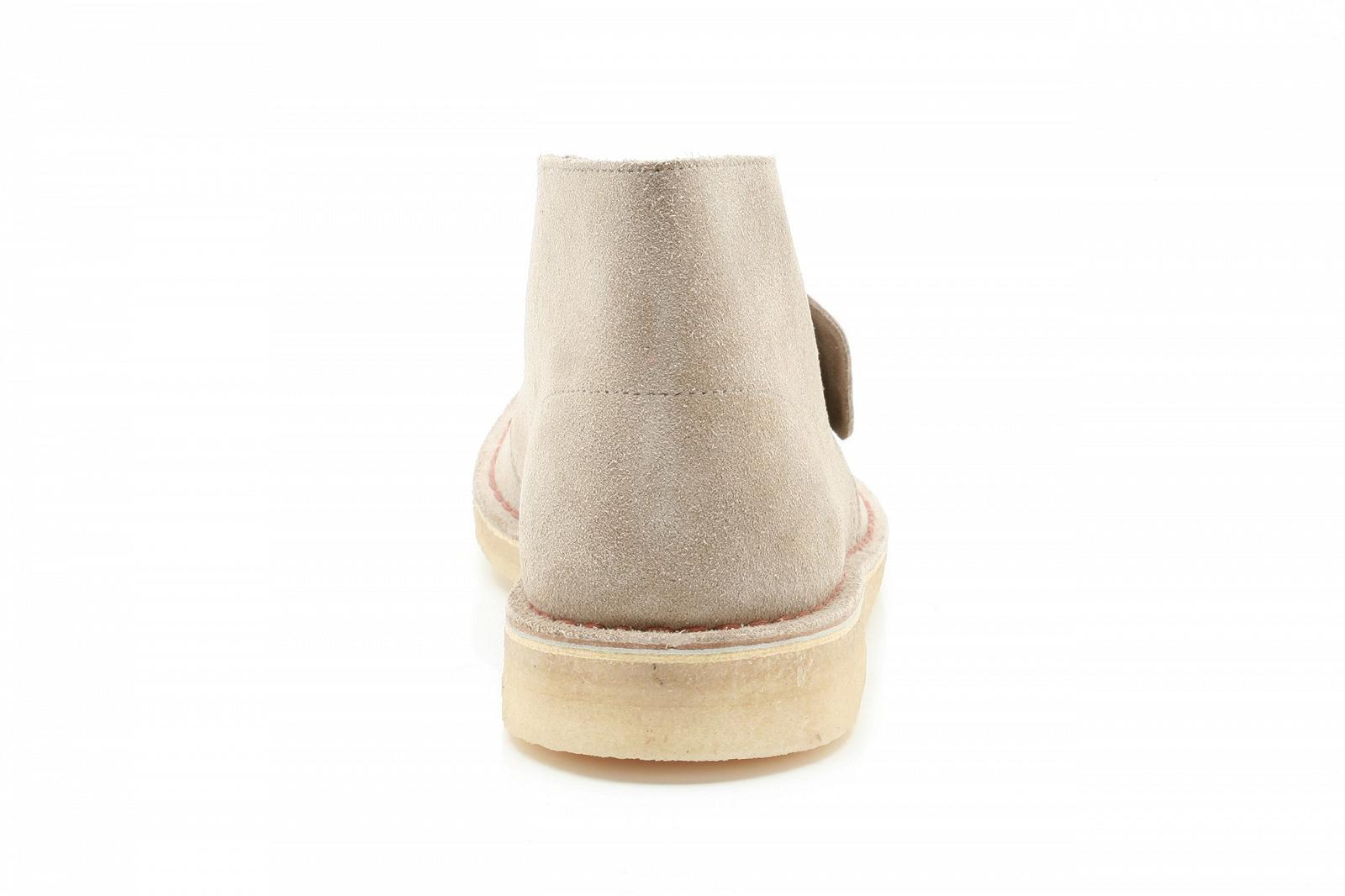Ботинки Clarks Originals Desert серый (Wolf Suede), фото №5