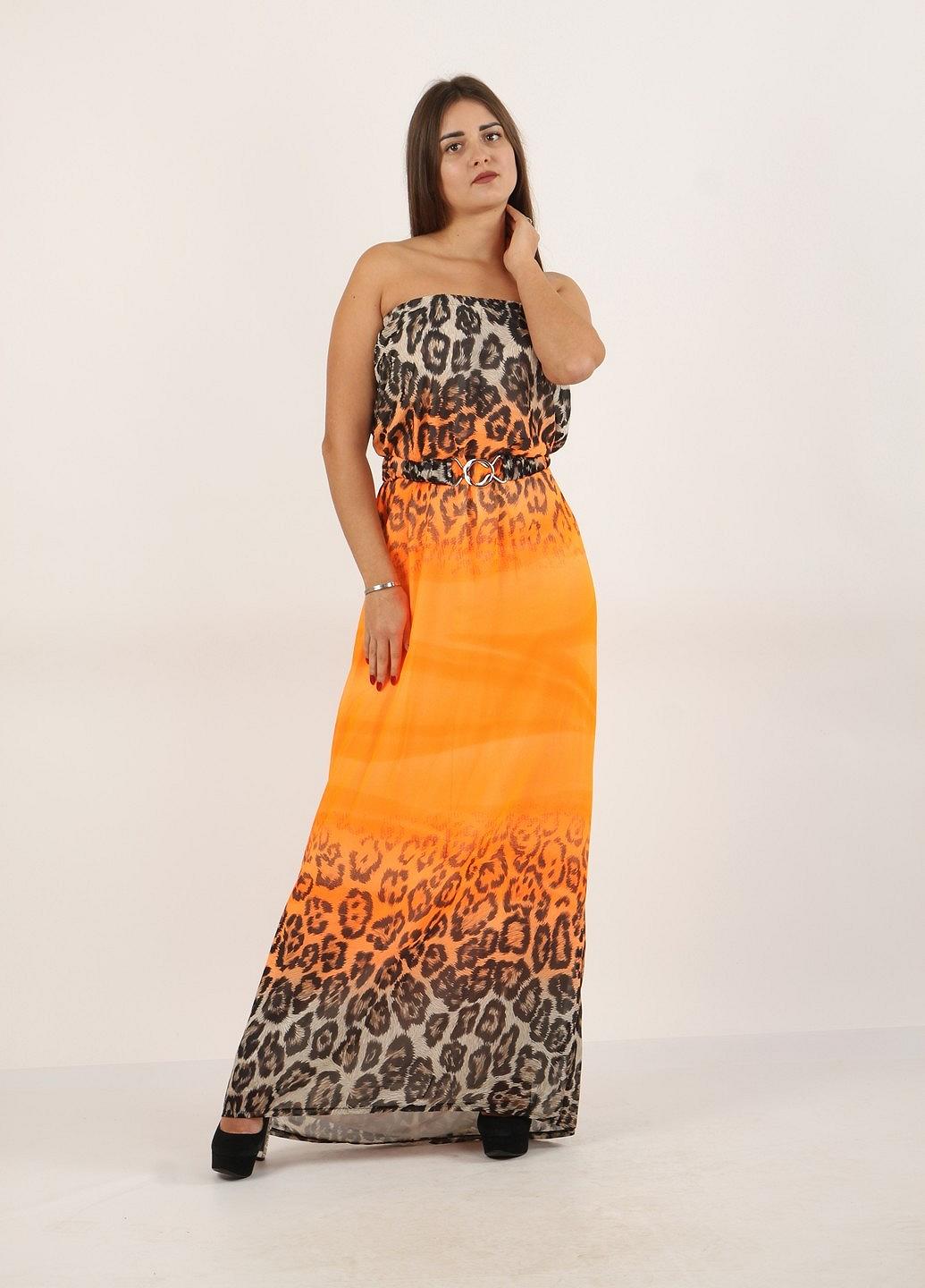 Платье Enna Levoni S-L Оранжевый (ND-ESV8-128-Orange), фото №6