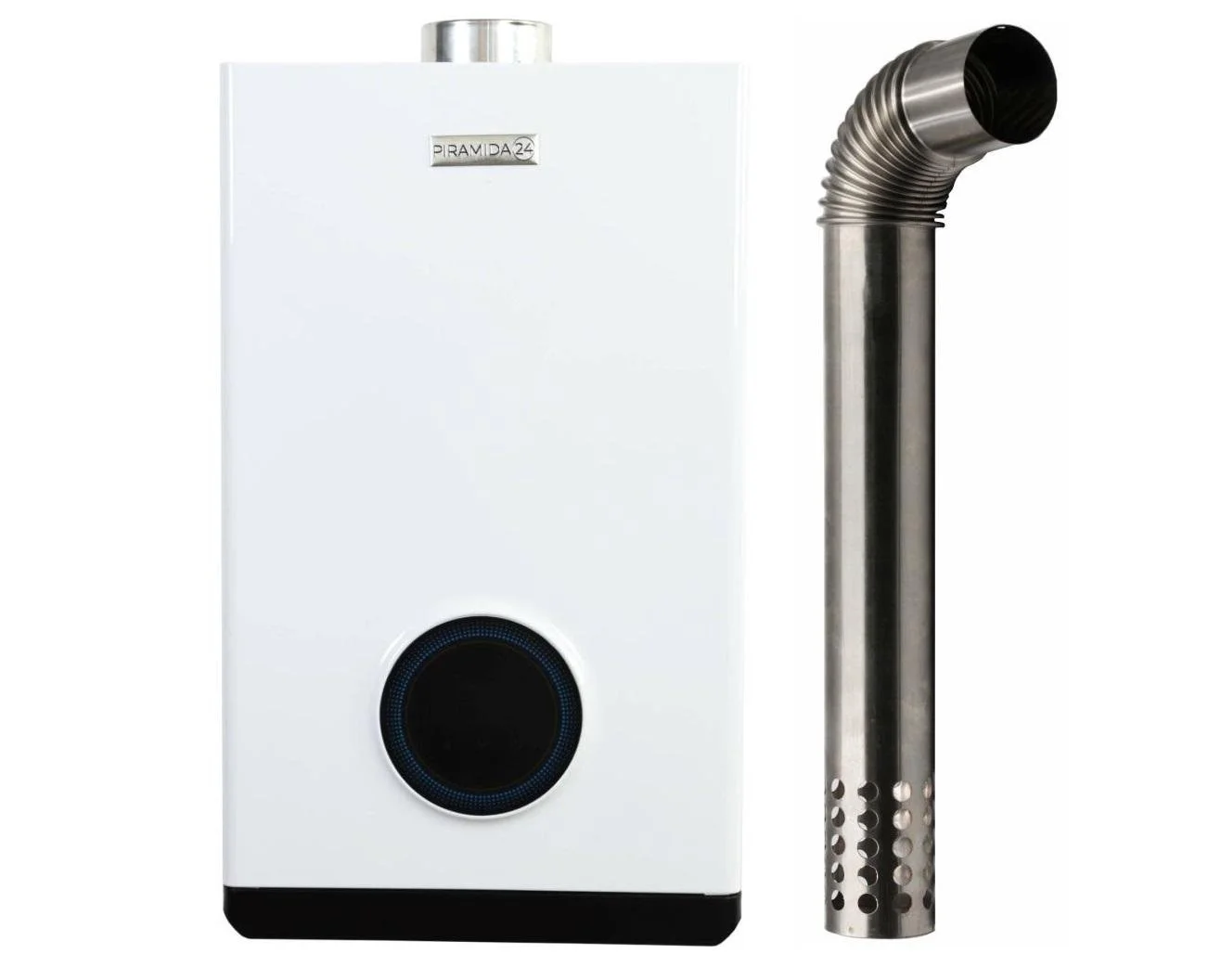 Газовая колонка турбо 12л/мин Piramida PG-24B (турбированная), фото №1