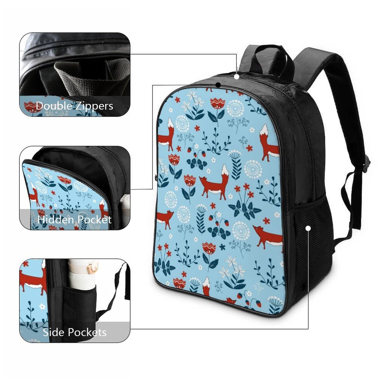 Рюкзак школьный Fox RSIUUODNF 40 x 28 x 16 см, Style-2, фото №3