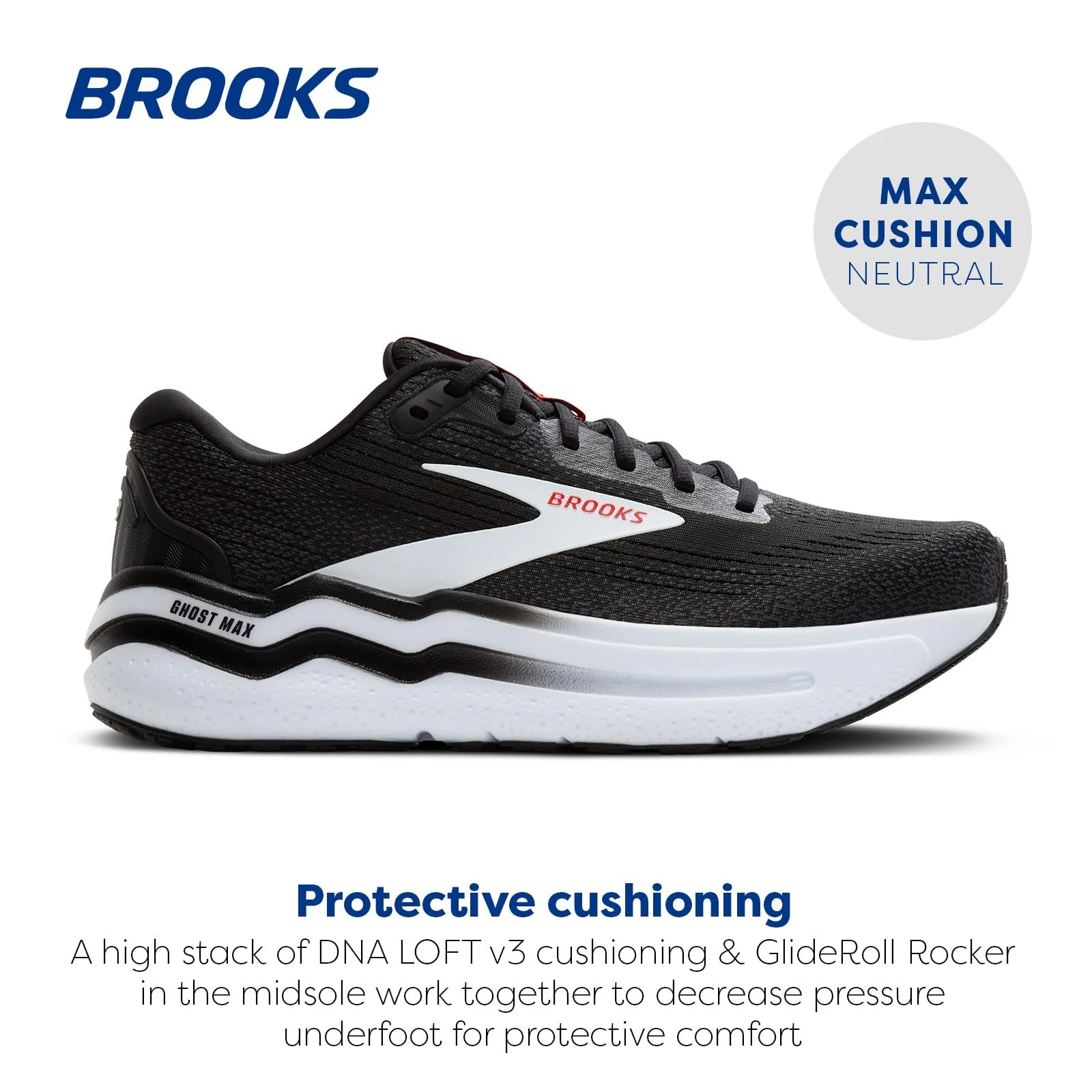 Чоловічі Кросівки Brooks Ghost Max 2, фото №2
