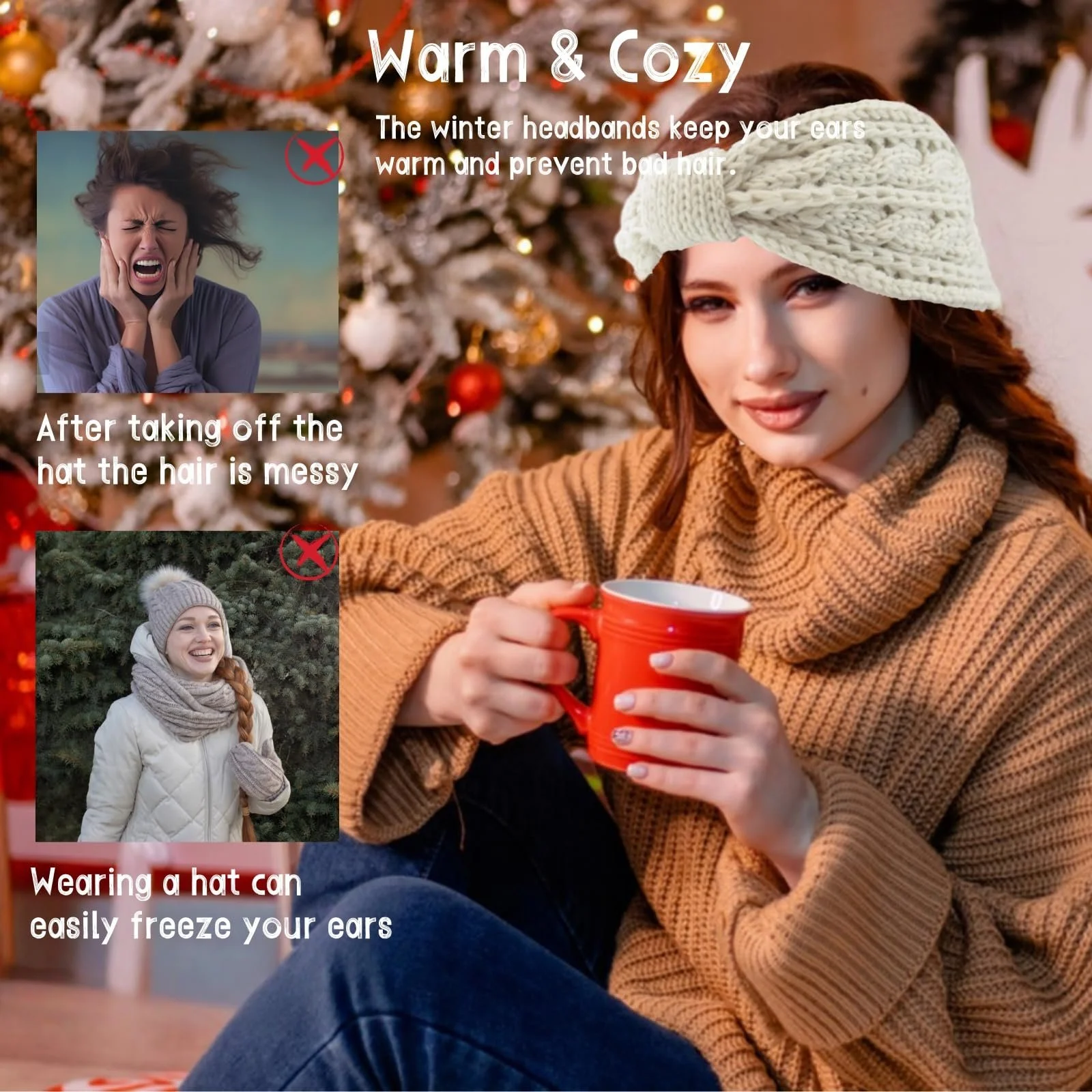 В'язана Пов'язка на Голову, фото №3