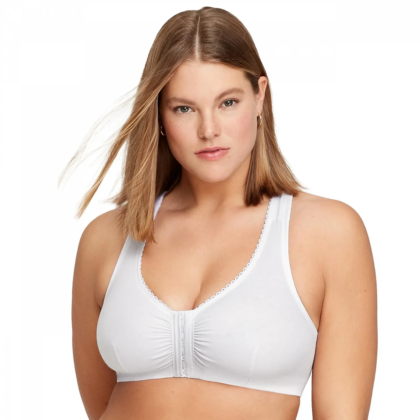 Бюстгальтер Glamorise PerfectComfort 44B бавовняний з кісточками та Т-подібною спинкою тілесний, фото №6 Бюстгальтер Glamorise PerfectComfort 44B бавовняний з кісточками та Т-подібною спинкою тілесний, фото №6