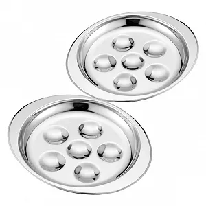 Форма для улиток Toyvian 2 шт нержавеющая сталь термостойкая с ячейками для яиц - Фото 1