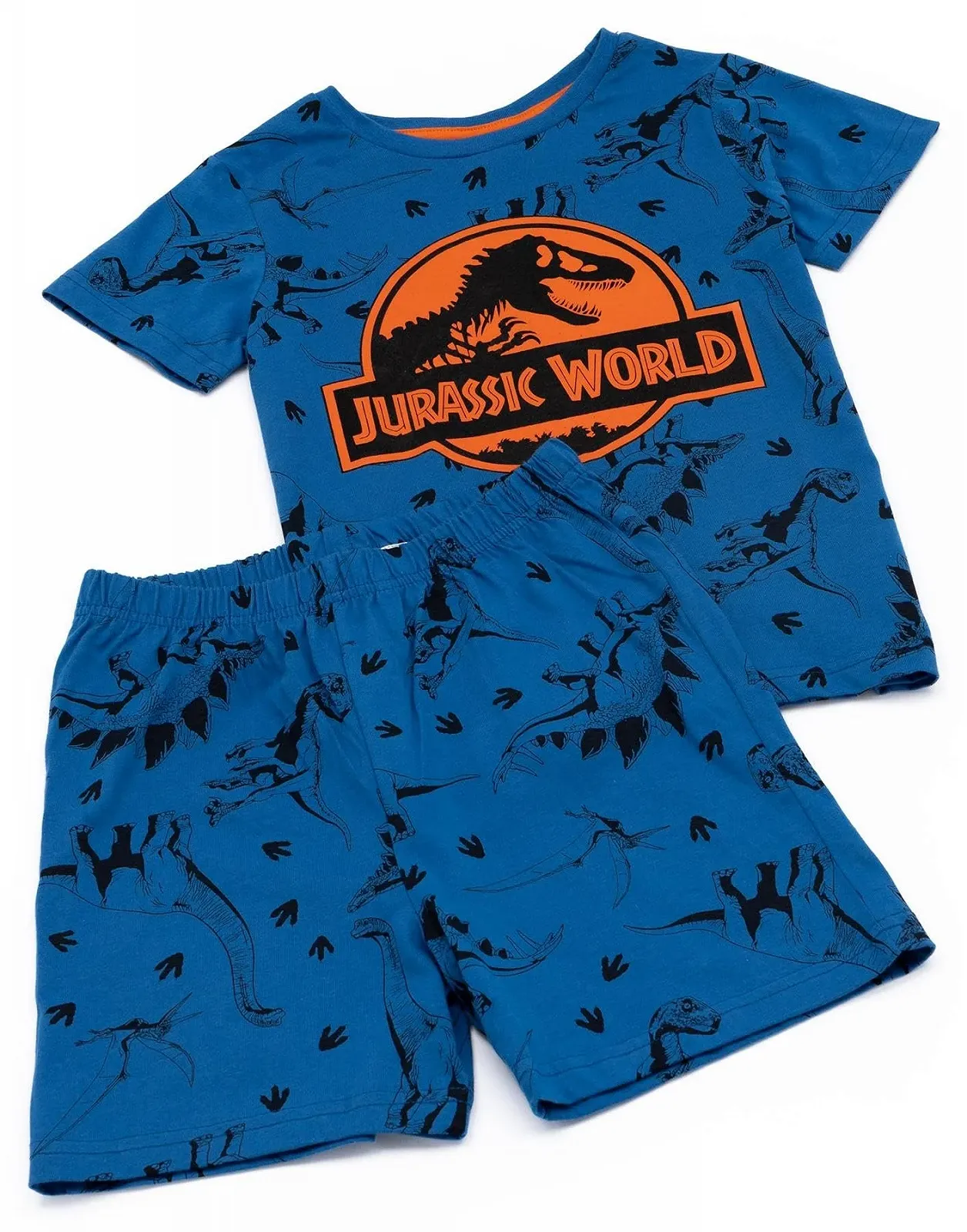 Комплект пижамный Jurassic World для мальчиков, голубой, фото №2