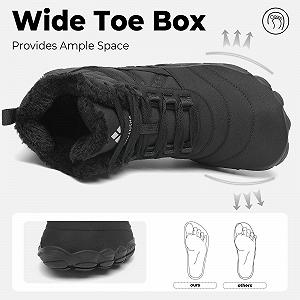 Унисекс Ботинки Mishansha Зимние для босых ног 36-48 EU synthetic.ua - Фото 1