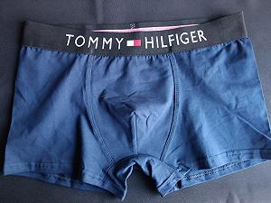 Чоловічі сині труси боксери Tommy Hilfiger - Фото 1