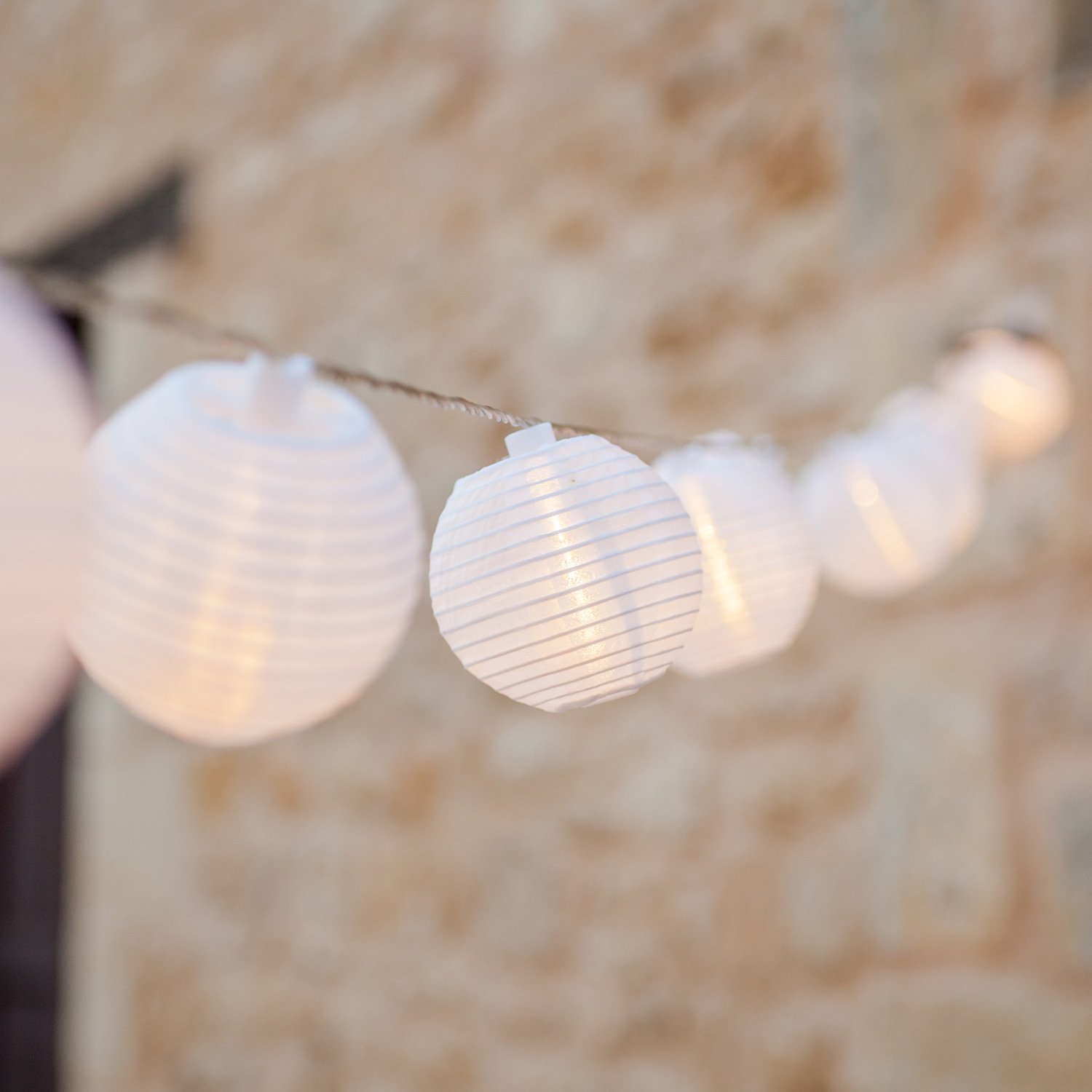 Світлодіодна гірлянда Ліхтар Warm White Bubble Lights 20 LED, фото №3