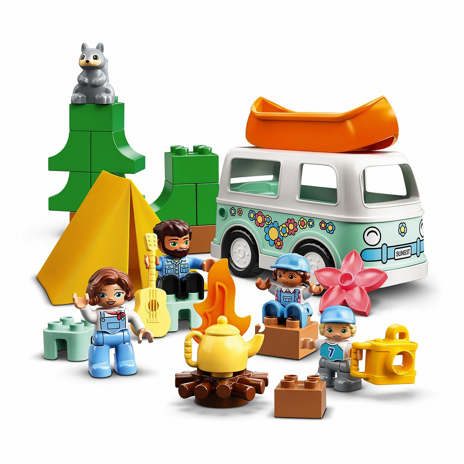 Блоки LEGO Duplo Town Family Adventure з будинком на колесах, фото №5