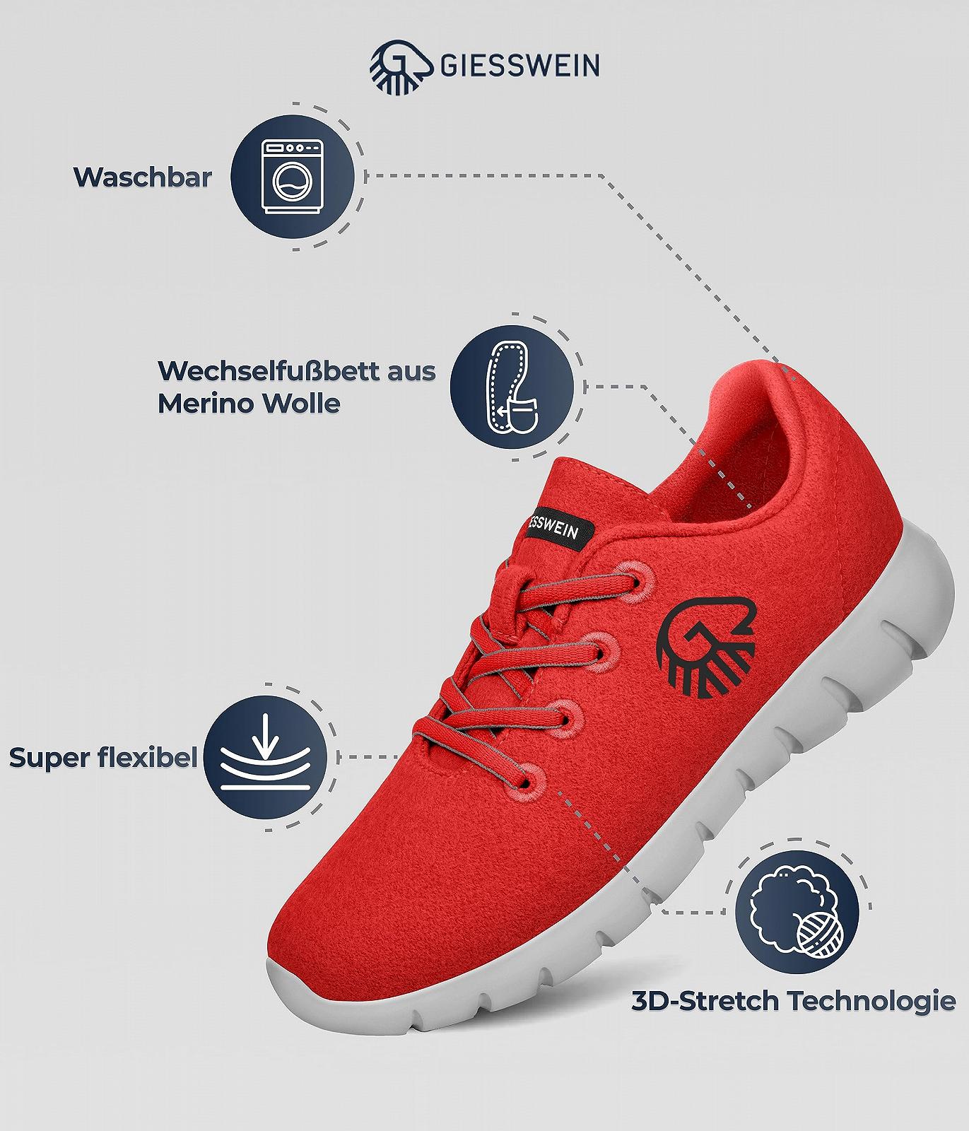 Кросівки Giesswein Merino Runners, фото №9