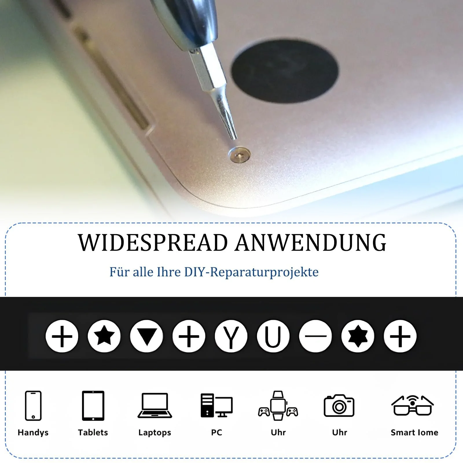 Набір прецизійних викруток Ebksqs 24 в 1 S2 Torx для електроніки, фото №4