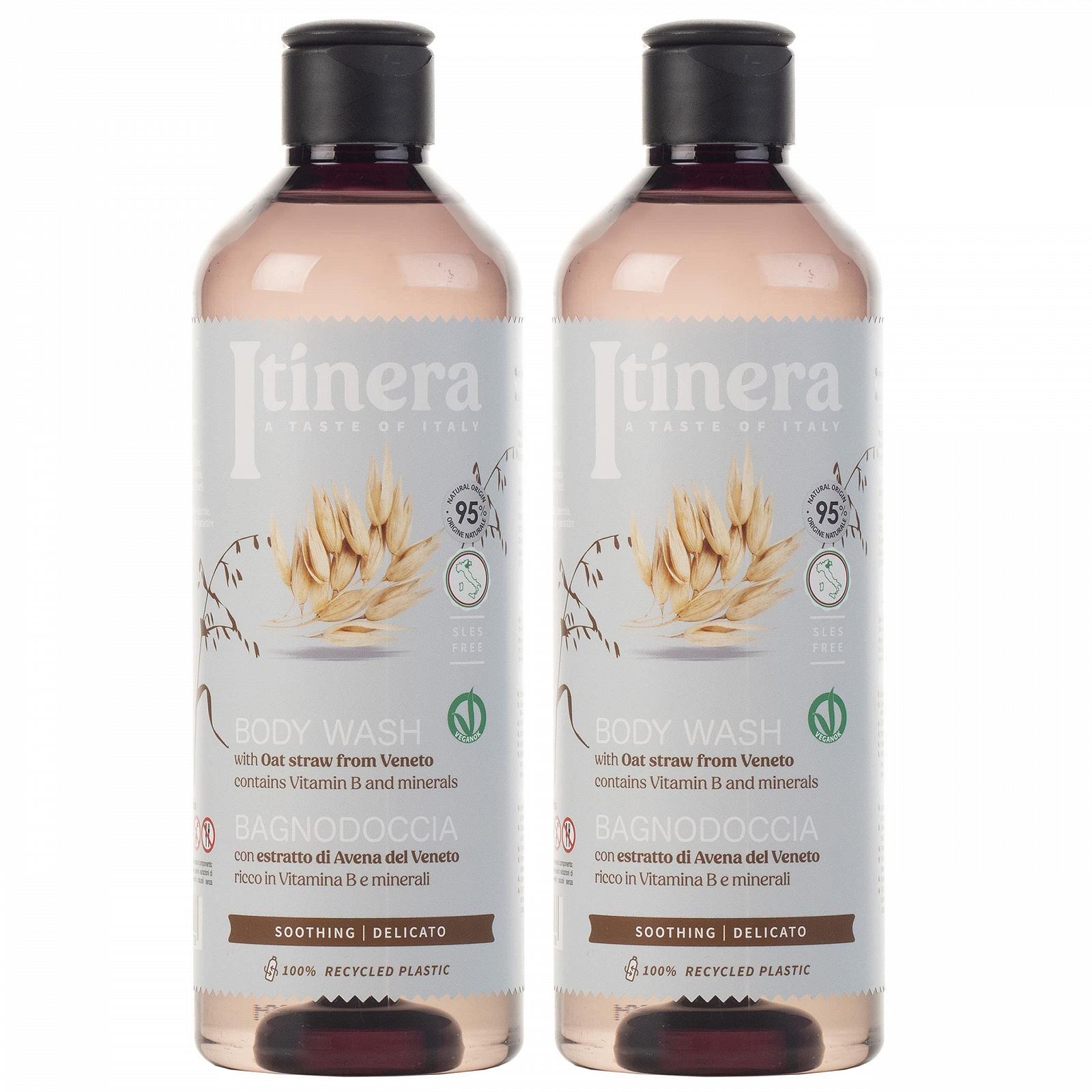 Гель для душу ITINERA Soothing з вівсом 370 мл (Упаковка з 5 шт.), фото №3
