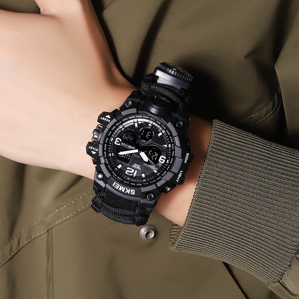 Годинник Skmei 1155B Чорний, фото №4