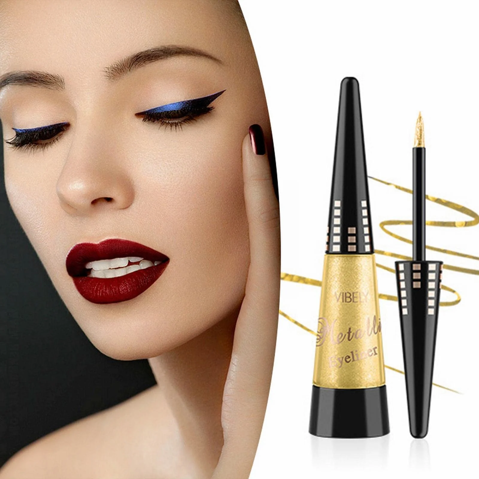 Карандаш для глаз Цветной макияж Водостойкий Блестящий Перламутровая F, One Size, фото №3