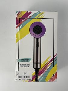 Фен Euakee Professional 2000 Вт, для швидкого сушіння, дорожній, 2 швидкості, 3 температурні режими, 1 дифузор та 2 концентратори, сірий - Фото 1