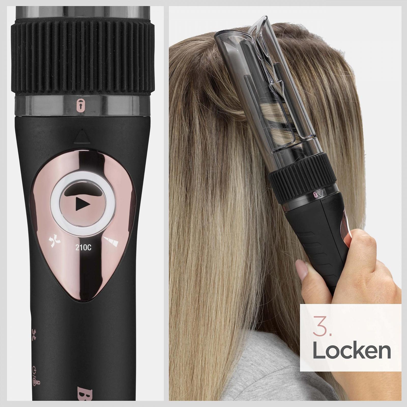 Автоматична плойка BaByliss Curl Secret Lite C1031E 19 мм Чорна та рожеве золото, фото №10 Автоматична плойка BaByliss Curl Secret Lite C1031E 19 мм Чорна та рожеве золото, фото №10