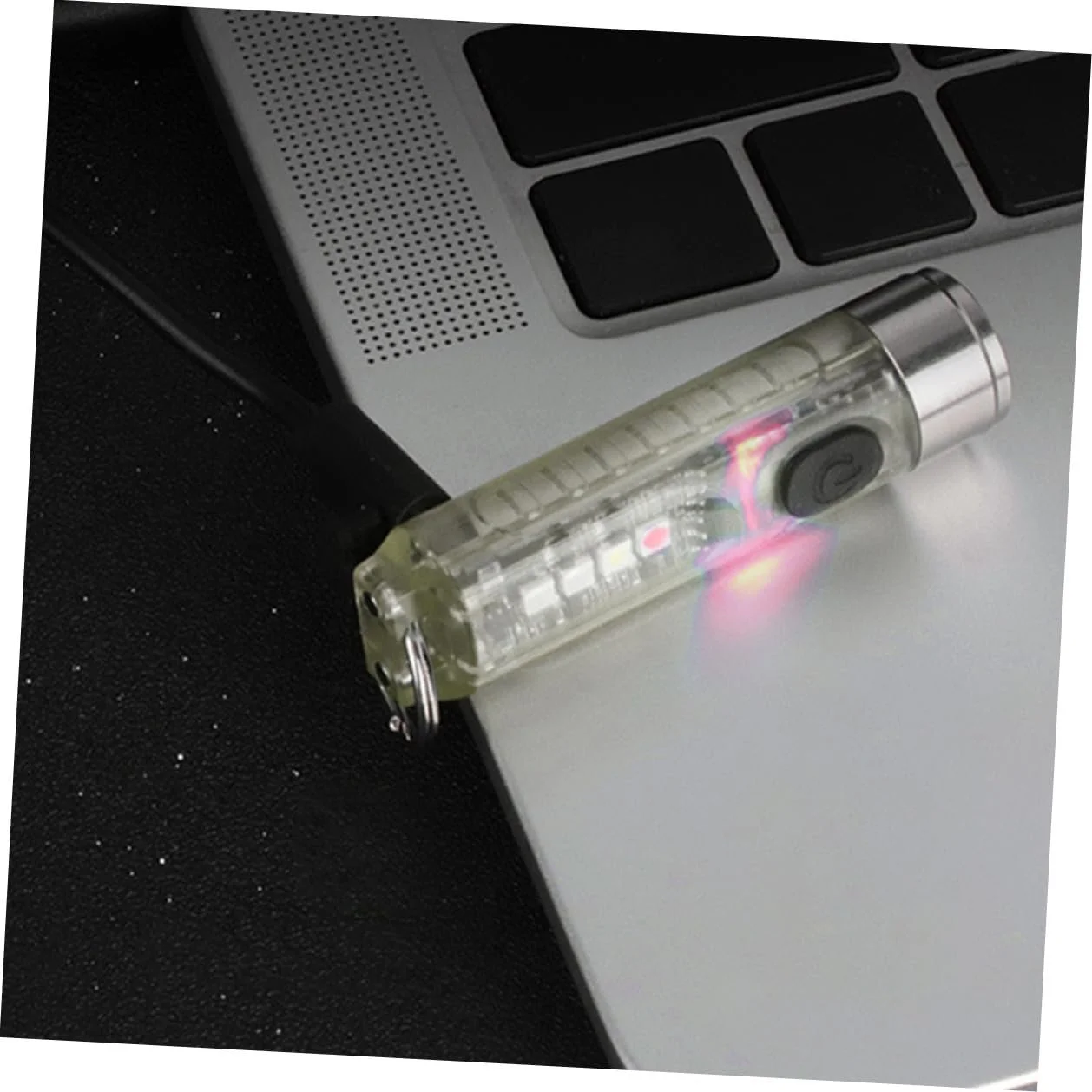 Брелок-ліхтарик USB акумуляторний малий Нічний Білий, фото №8 Брелок-ліхтарик USB акумуляторний малий Нічний Білий, фото №8