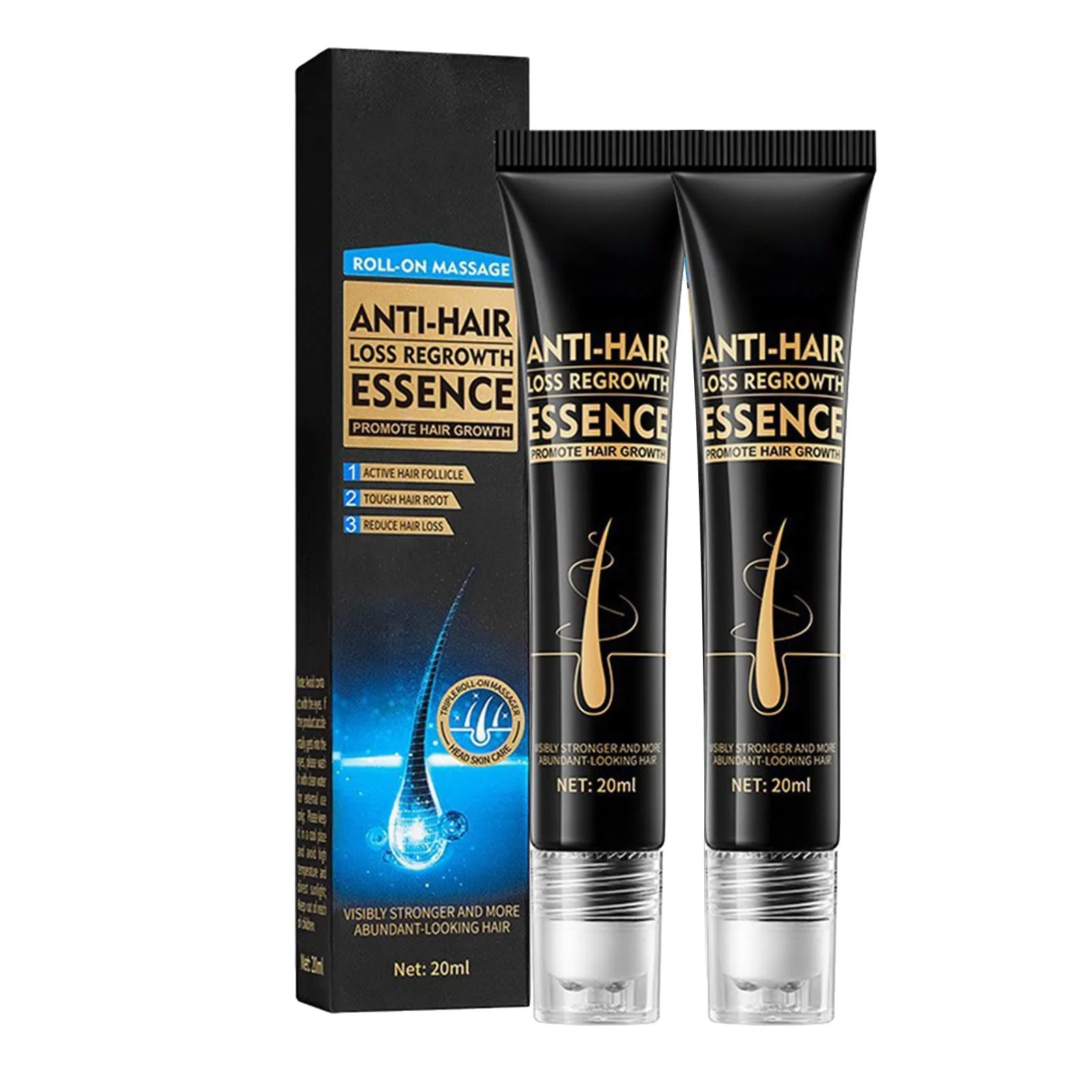 Сироватка для росту волосся, проти випадіння волосся, 2 шт. в упаковці, фото №1