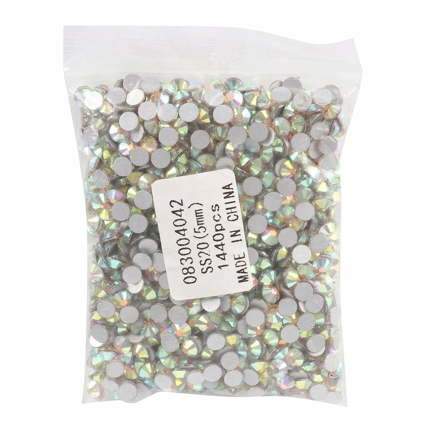 Стразы QANYEGN 1440 шт. Цветные AB, фото №7